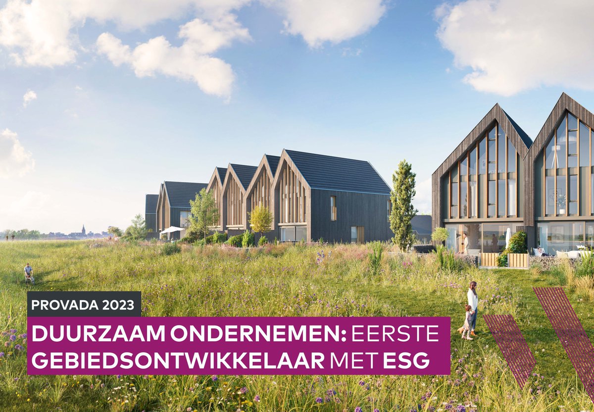 Provada 2023 | Dit jaar hebben wij als eerste gebiedsontwikkelaar in Nederland een ESG-score verkregen. Als koploper in de branche inspireren we  tijdens de @PROVADA. Jac Huijsmans (Catella) en Marcel de Ruiter (VanWonen) presenteren hun ambities en delen hun ervaringen.