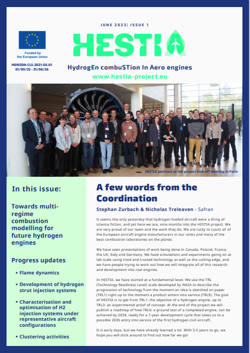 hestia_project's tweet photo. Our 1st newsletter is out!
➡️Multi-regime combustion modelling for future hydrogen engines
➡️Flame dynamics; development of hydrogen strut injection systems; characterisation &amp; optimisation of H2 injection systems under representative ✈️ configurations 
https://t.co/RrPFsVA8bF https://t.co/QhsijTxJcb