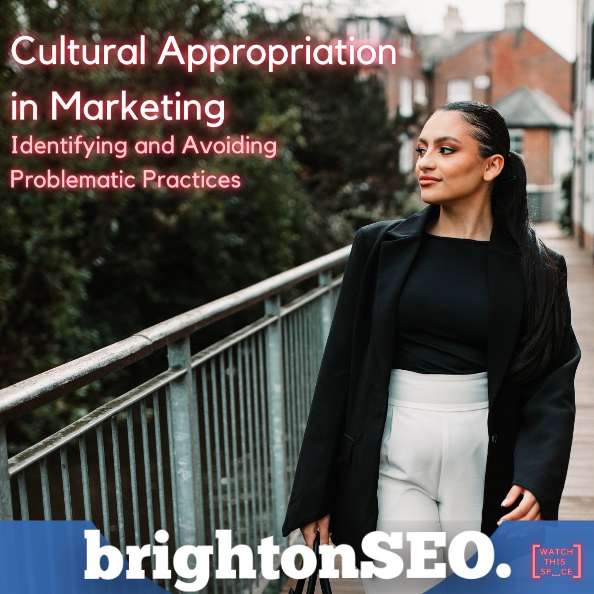 Officially a speaker at #brightonSEO 😍

I'll be talking about #CulturalAppropriation in Marketing and how you can identify and avoid problematic practices at the Online PR Show fringe conference on Wednesday 13th September.

Grab your tickets here 👉🏽 brightonseo.com/register