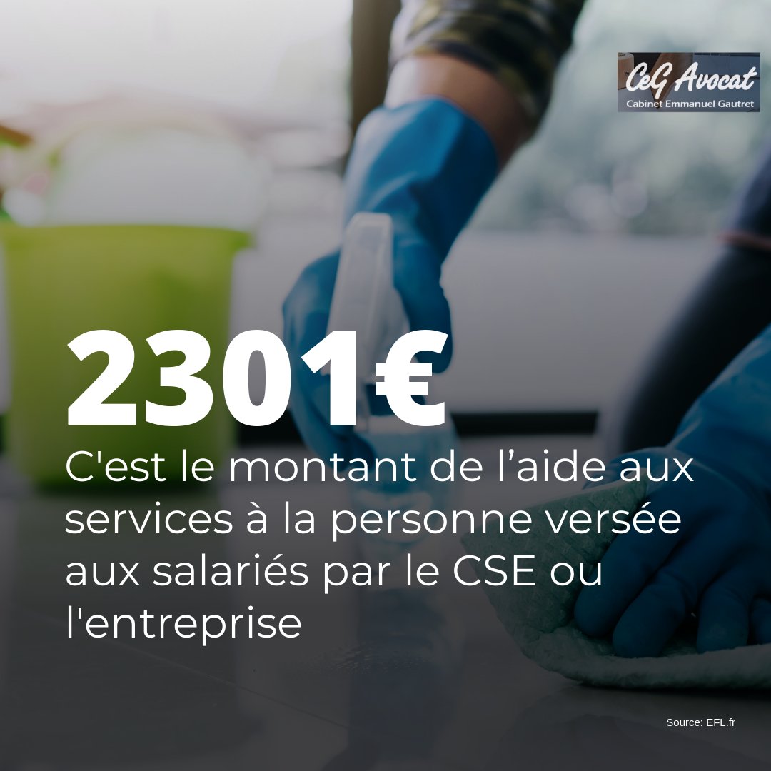 GautretEmmanuel's tweet image. [DROIT DU TRAVAIL]
Votre CSE ou entreprise peut financer des services à la personne comme la garde d&apos;enfants ou l&apos;assistance aux personnes âgées 👴👶 Cette aide est exempt de cotisations et contributions ☝

Cabinet Emmanuel Gautret 

#ServicesÀLaPersonne #AideFinancière
#droit