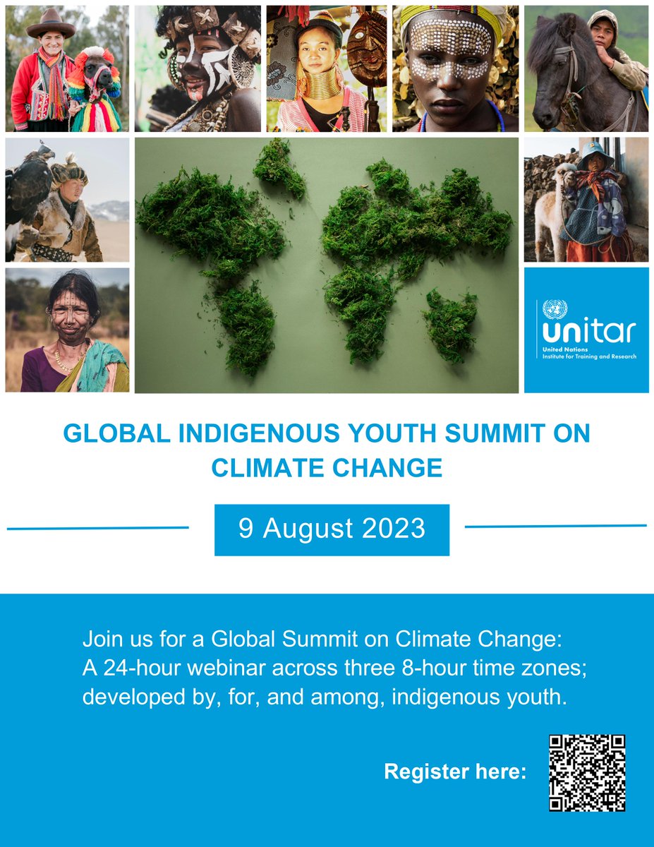TOSogbanmu (@sogbanmuto) on Twitter photo With Registrants from 69+ #countries representing 29+ #languages around the #world, we're counting down to August 9, 2023 for the #global #indigenousyouth #summit on #climatechange (GIYSCC). 
Be a part of the #dialogue (unitar.org/courses/global…). 
#partnerships With Registrants from 69+ #countries representing 29+ #languages around the #world, we're counting down to August 9, 2023 for the #global #indigenousyouth #summit on #climatechange (GIYSCC). 
Be a part of the #dialogue (unitar.org/courses/global…). 
#partnerships