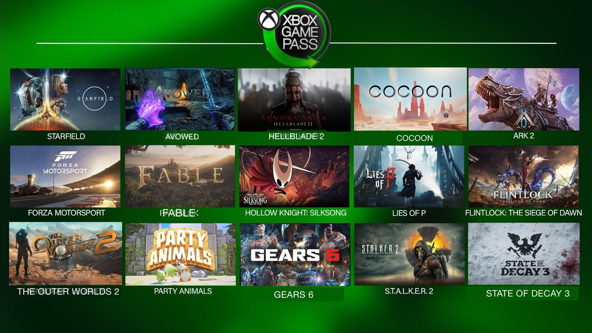 GAME ON on Twitter "All The Big Games Going to be in XBOX Showcase 
