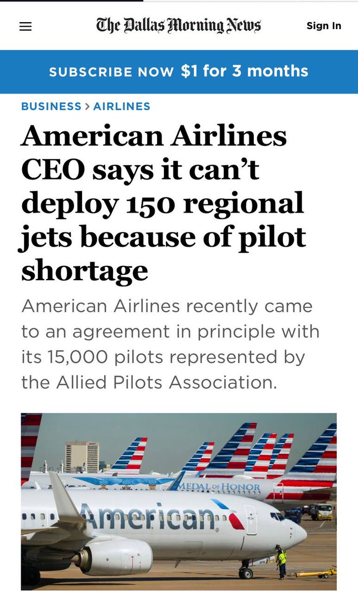 Hey American Airlines CEOs Robert Isom and Doug Parker 

Maybe you shouldn't have forced shots on all of your outstanding pilots, giving them myocarditis, heart attacks and strokes on takeoffs and landings

#pilotshortage #mRNA #vaccineinjuries