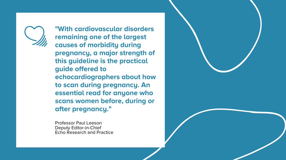 Professor Paul Leeson shares his thoughts on ✨Transthoracic echocardiographic assessment of the heart in pregnancy – a position statement on behalf of @BSEcho and @theUKMCS✨, published recently. Check out the article here: ow.ly/m7Y850OzkMg