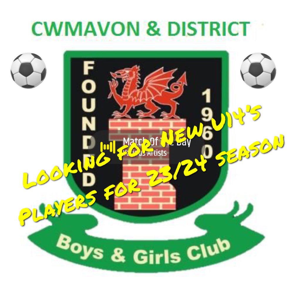 Cwmavon Boys and Girls Football Club (@cwmavonbgc) on Twitter photo 