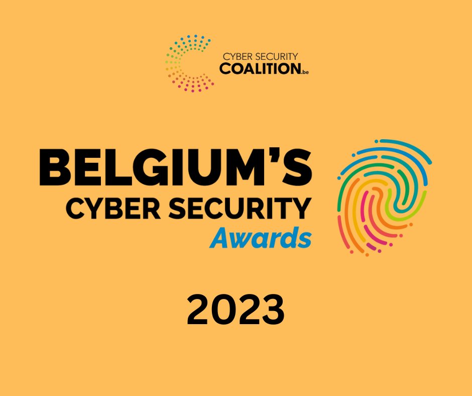🏆Belgium’s Cyber Security Awards opens for entries! We'll have 4 Award Winners this year.⏲️Applications can be submitted until October 6th.👉 For more detailed information, consult the Awards website: ow.ly/HVwt50OBTh5