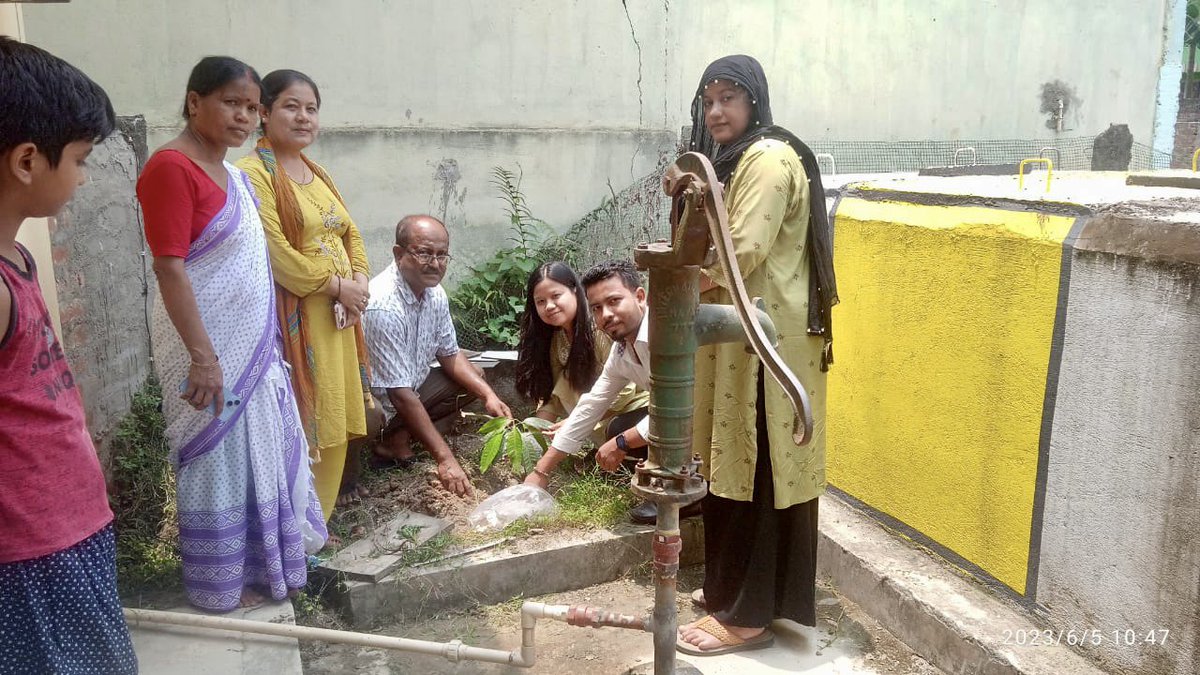 #OurEarthOurHealth #WorldEnvironmentDay 2023
Plantation Program at Jalah HWC and Barpalaha HWC of Kamrup, Assam on the occasion of World Environment Day 🌿