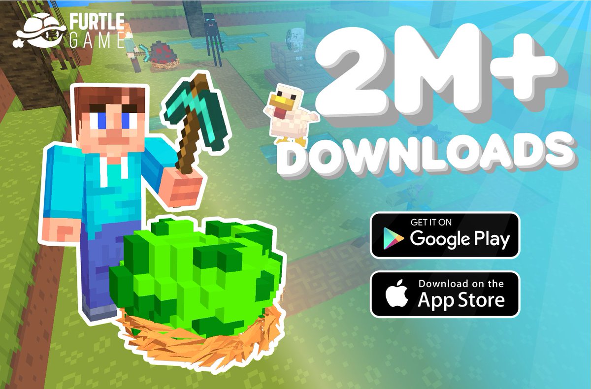 FurtleGame's tweet photo. Our game "Craft &amp; Merge" has achieved an exciting milestone by surpassing 2 MILLION downloads and continues to grow rapidly! As Furtle Game, we express our happiness and gratitude by extending our heartfelt thanks to the @TapNationGames team! https://t.co/ArXd1BUiKa