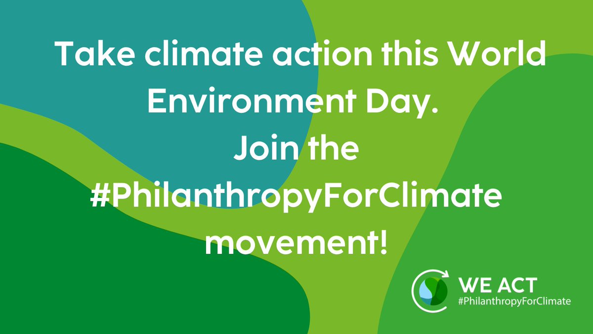 On this #WorldEnvironmenyDay, let's celebrate the growth of climate philanthropy! In 2021, #PhilanthropyForClimate funding increased by 25%. Philanthropy can help channel these funds to empower local communities. Discover how in our policy paper: ow.ly/4bMz50OFj0T