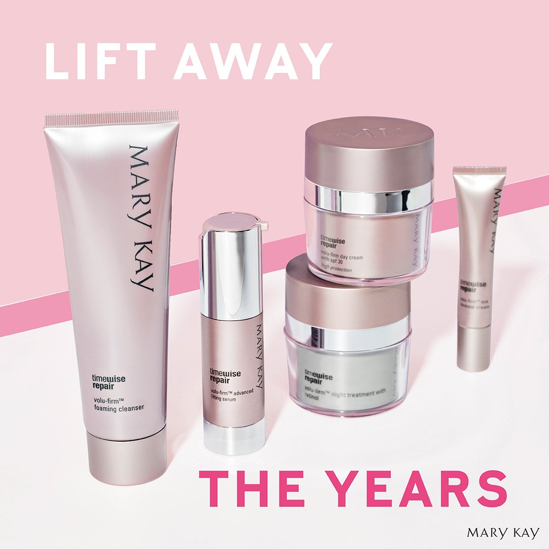 MaryKayUK's tweet photo. Restore youth with TimeWise Repair Volu-Firm Set💓
Lift, firm and defy aging✨
#MaryKayUK #TimeWiseRepair #Skincare #Beauty https://t.co/XZyJtdHFd6