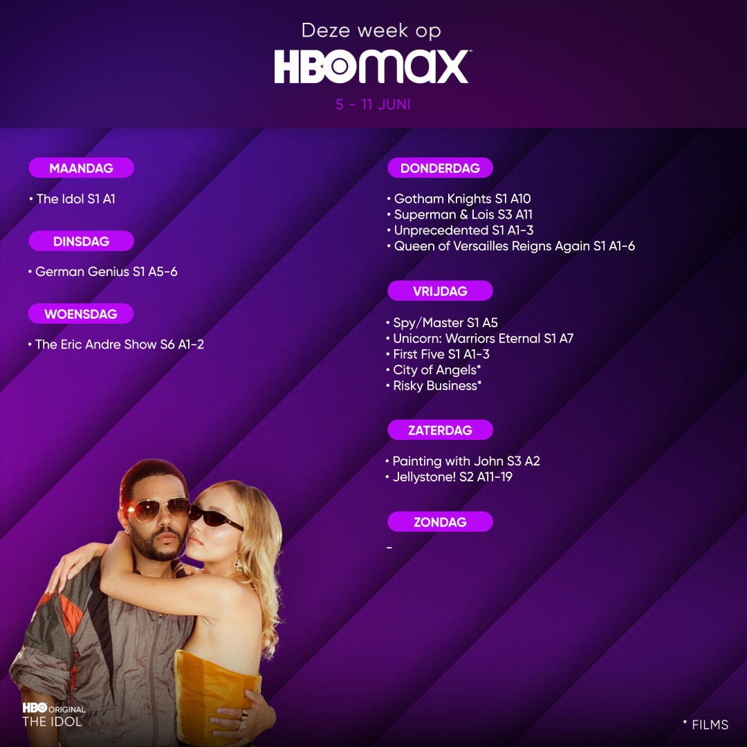 HBO Max Nederland on Twitter "Deze week op HBO Max 💜"