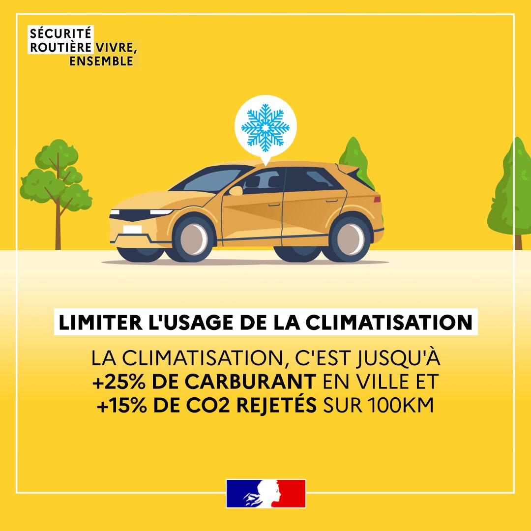 RoutePlusSure's tweet photo. #JournéeMondialedelEnvironnement #ecoconduite♻️
Réduire sa vitesse sur la route, c'est baisser sa consommation de carburant mais aussi le risque d'accident 👉 https://t.co/mmpncqT6S5 https://t.co/oZv5ad16dZ