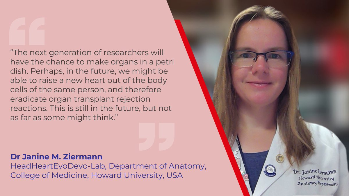 FUTURUMCareers's tweet photo. Based at @HowardU in the US, Dr Janine M. Ziermann (@JMZiermann) highlights the amazing advances research in her field could lead to.
What could you achieve as a #developmentalbiologist?
https://t.co/HU2wQiKWfU https://t.co/UmyIElOH5X