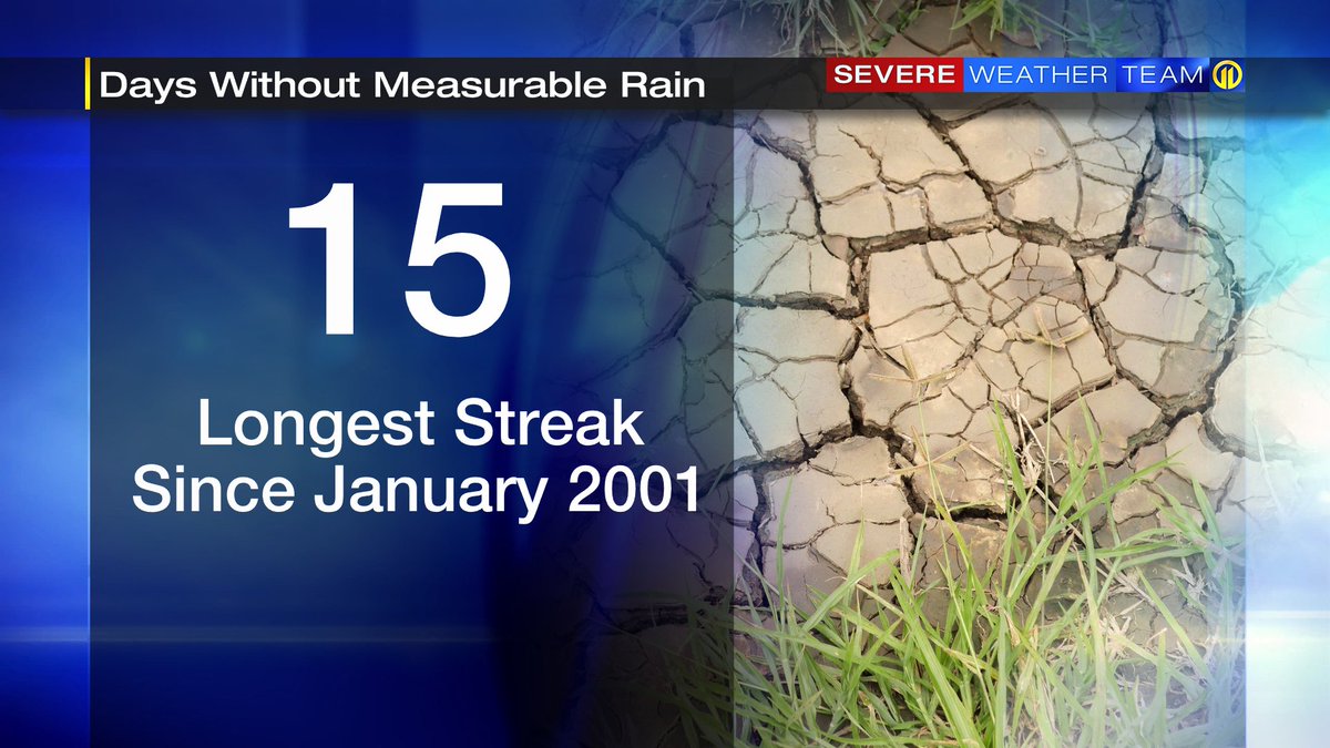 Things are getting ugly. No measurable rain in Pittsburgh now in over two weeks...longest streak in over 20 years.

Some places DID get rain Saturday, but only a trace was recorded at PIT International.