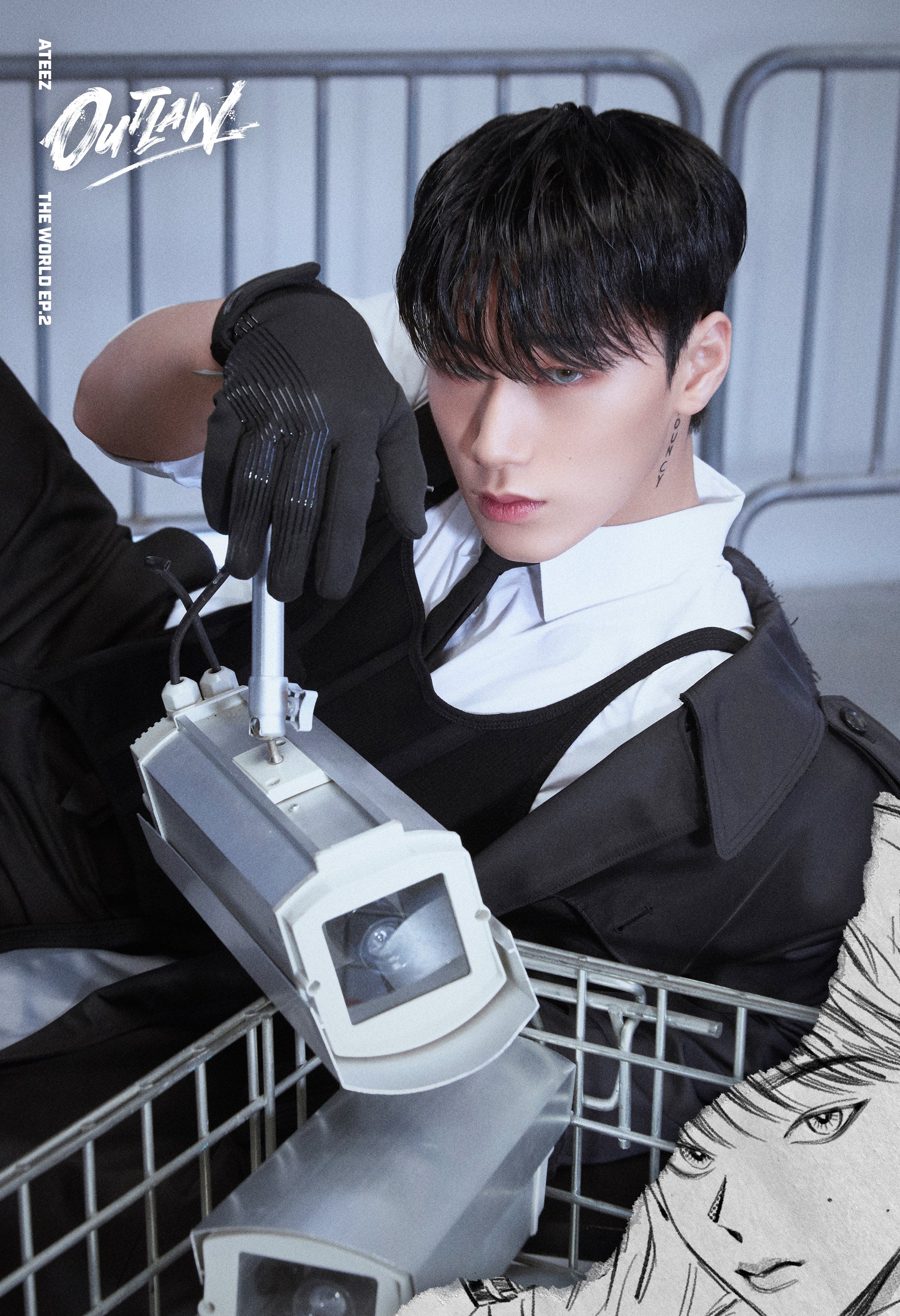 ATEEZ KEYRING MINI POUCH ソンファ ポーチ FINALE（ATEEZ