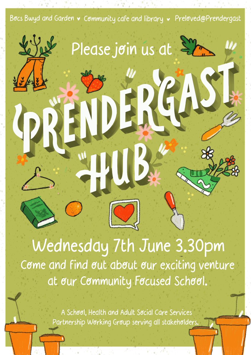 Prendergast Community Primary School (@prendergast2022) on Twitter photo Please join us on Wednesday 7th June at 3:30 p.m. to see how you can help with the many initiatives that we have supporting our Prendergast Community School. #communityengagement #sustainability #VolunteersWeek2023
<a href="/SchoolsPembs/">Blant Ysgolion Sir Benfro/Children & Schools Pembs</a>
<a href="/PembsPAVS/">Pembrokeshire Association of Voluntary Services</a> Please join us on Wednesday 7th June at 3:30 p.m. to see how you can help with the many initiatives that we have supporting our Prendergast Community School. #communityengagement #sustainability #VolunteersWeek2023
<a href="/SchoolsPembs/">Blant Ysgolion Sir Benfro/Children & Schools Pembs</a>
<a href="/PembsPAVS/">Pembrokeshire Association of Voluntary Services</a>