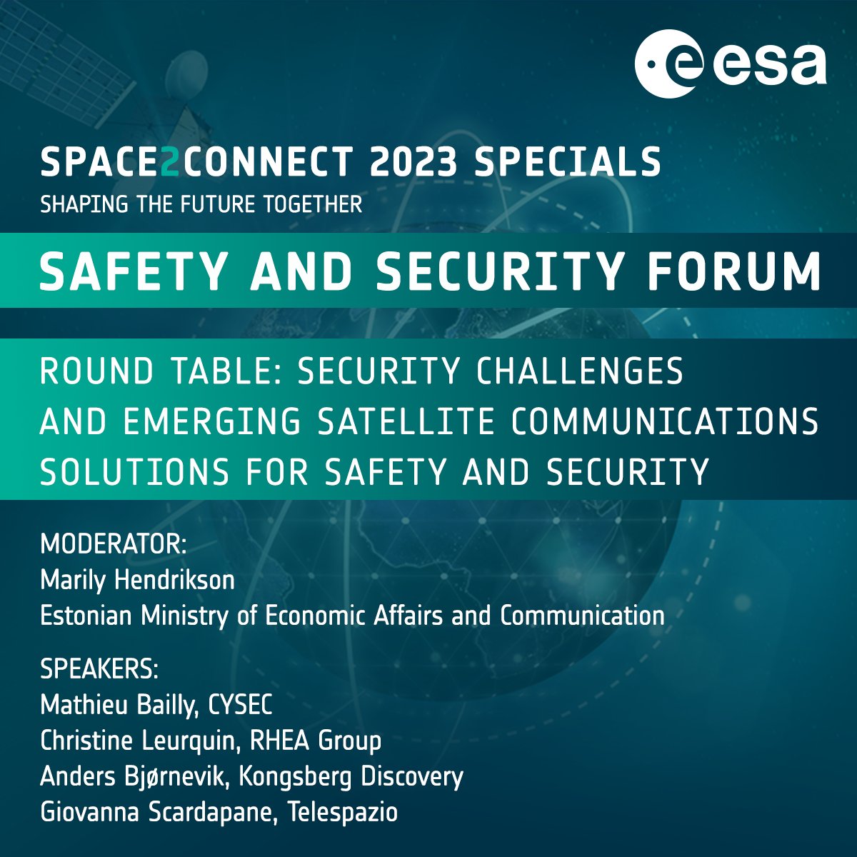 ESA Space Solutions on Twitter "🛰 At ESA Space2Connect on 9 June