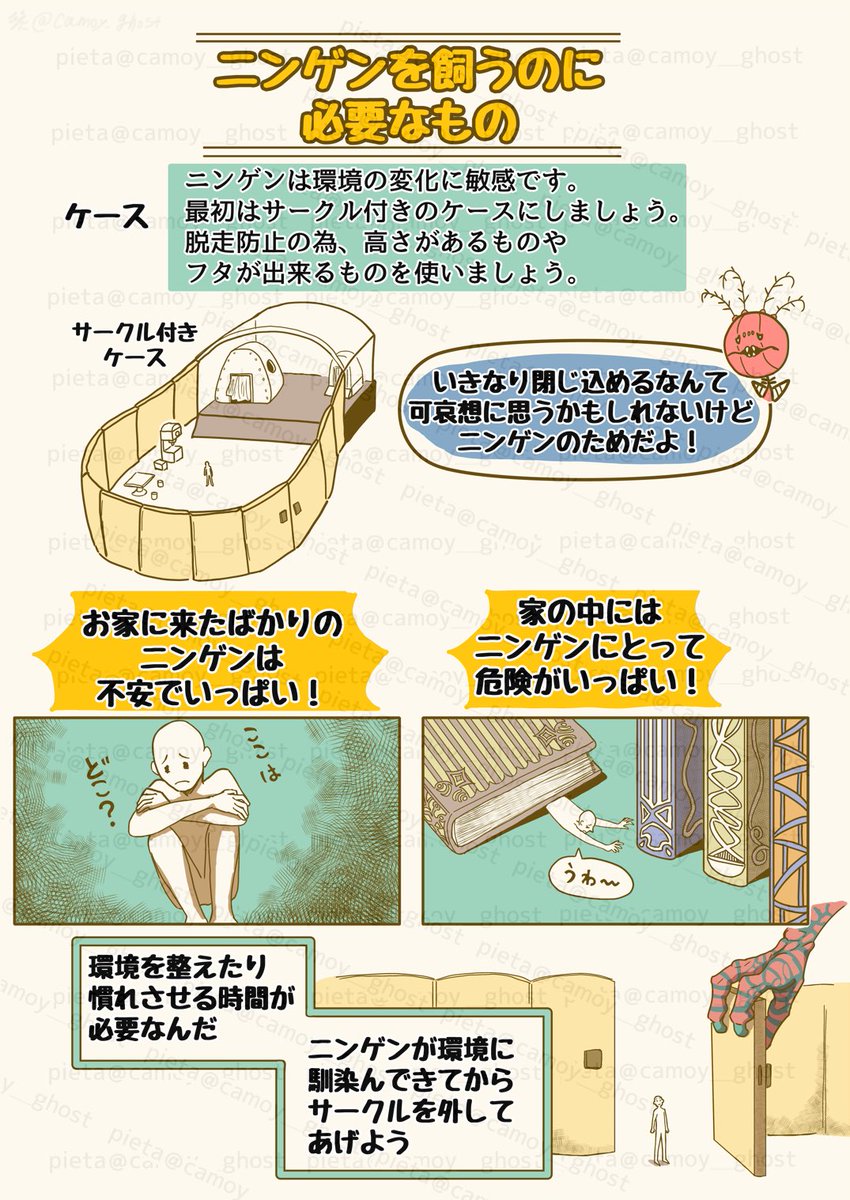 【ニンゲンの飼い方】 ケース編  #創作