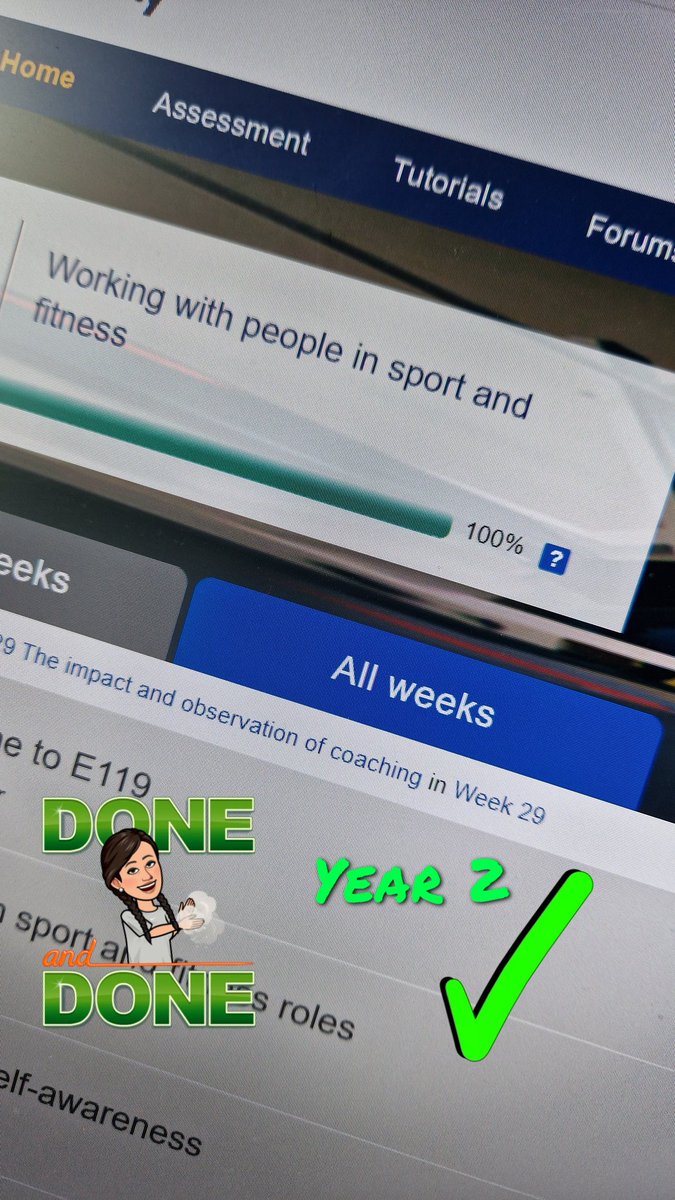 tazhaz's tweet photo. That's year 2 in the bag 

#openuniversity #sportsandfitness #workingwithpeople #finalassignment  #year2uni https://t.co/OTxX0oXXpr