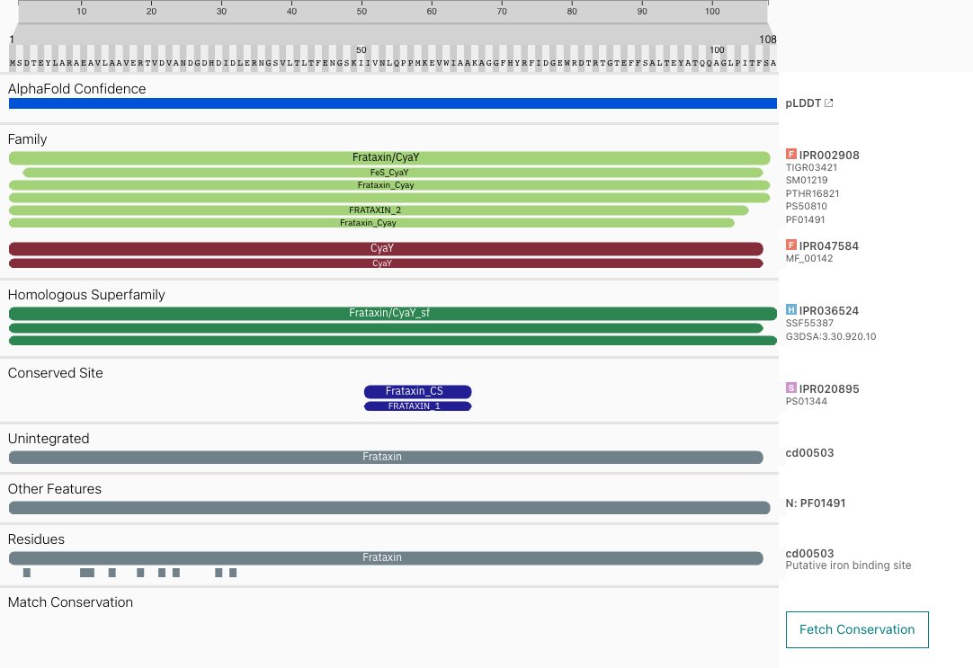 InterProDB's tweet photo. We have updated the InterPro protein viewer to the latest version of the Nightingale (v4). It allows to display the entries short names directly on the viewer.
Have a look:
https://t.co/SRMbSjE61l https://t.co/D4o3QNMYDd