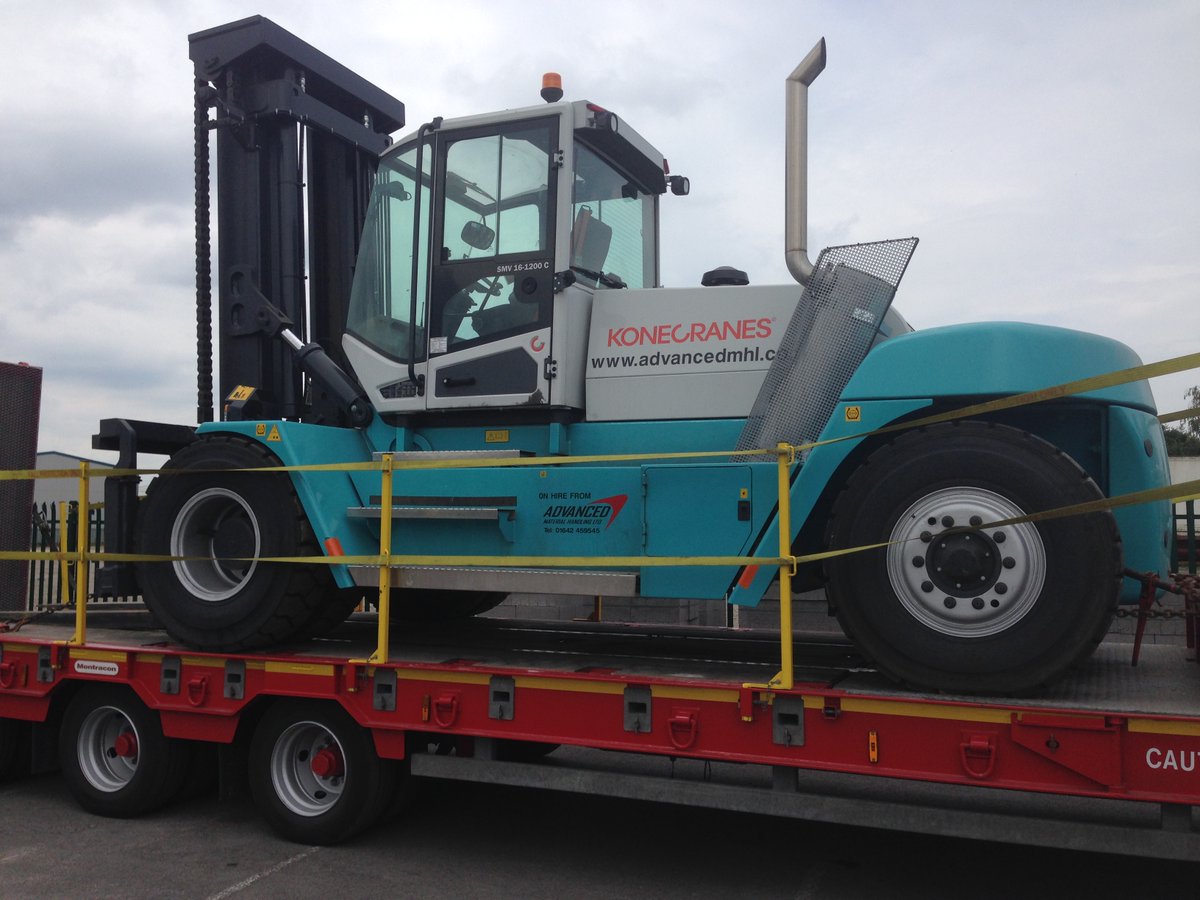 "The Home of Large lift trucks".  Advanced Material Handling Middlesbrough TS2 1PT

available for hire now 16T forklifts with and without B3 operator - for more information tel: 01642 459545