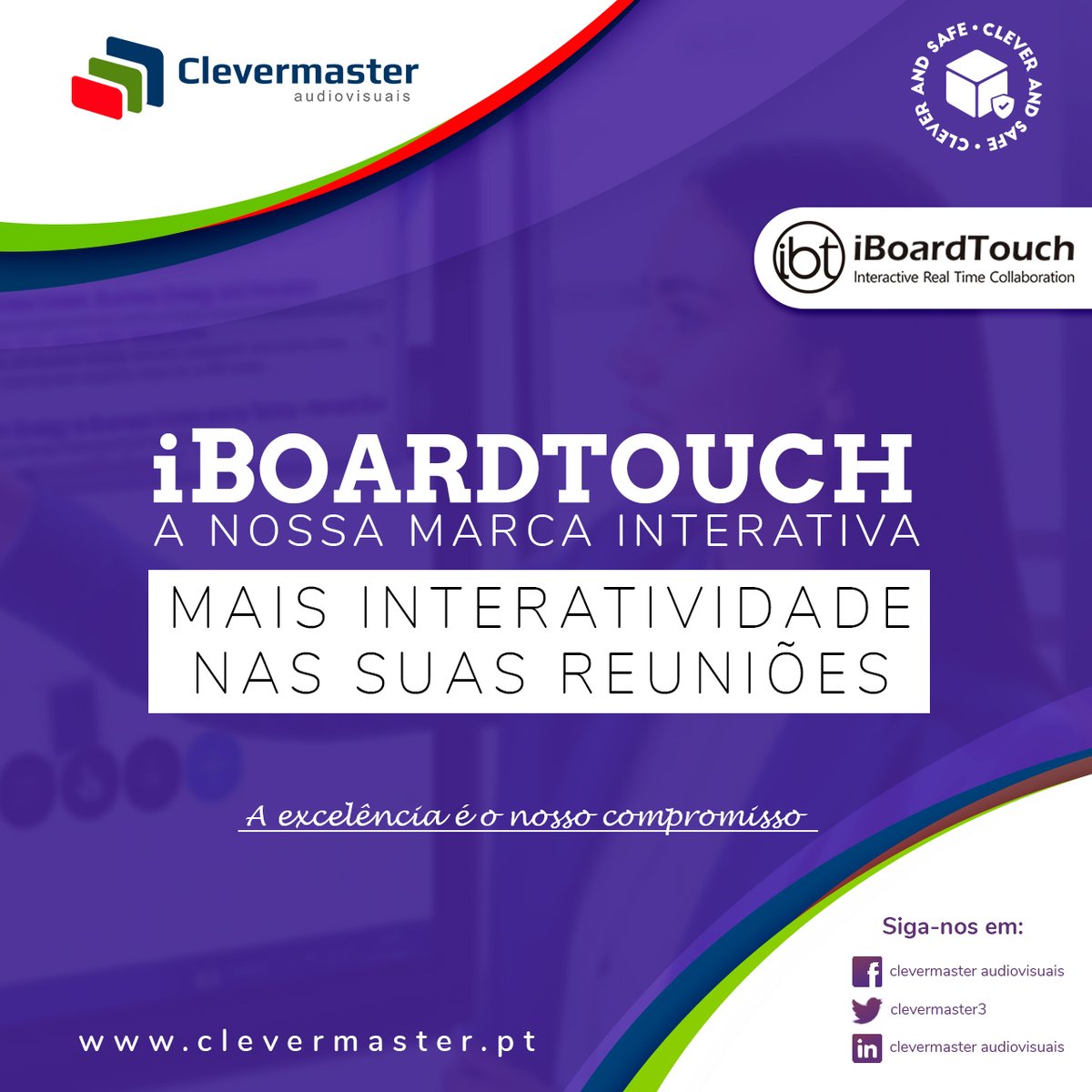 Clevermaster3's tweet photo. iBoardTouch | Mais interatividade nas reuniões - https://t.co/2D2pYeGzJ9 https://t.co/Fy24hZPSnc