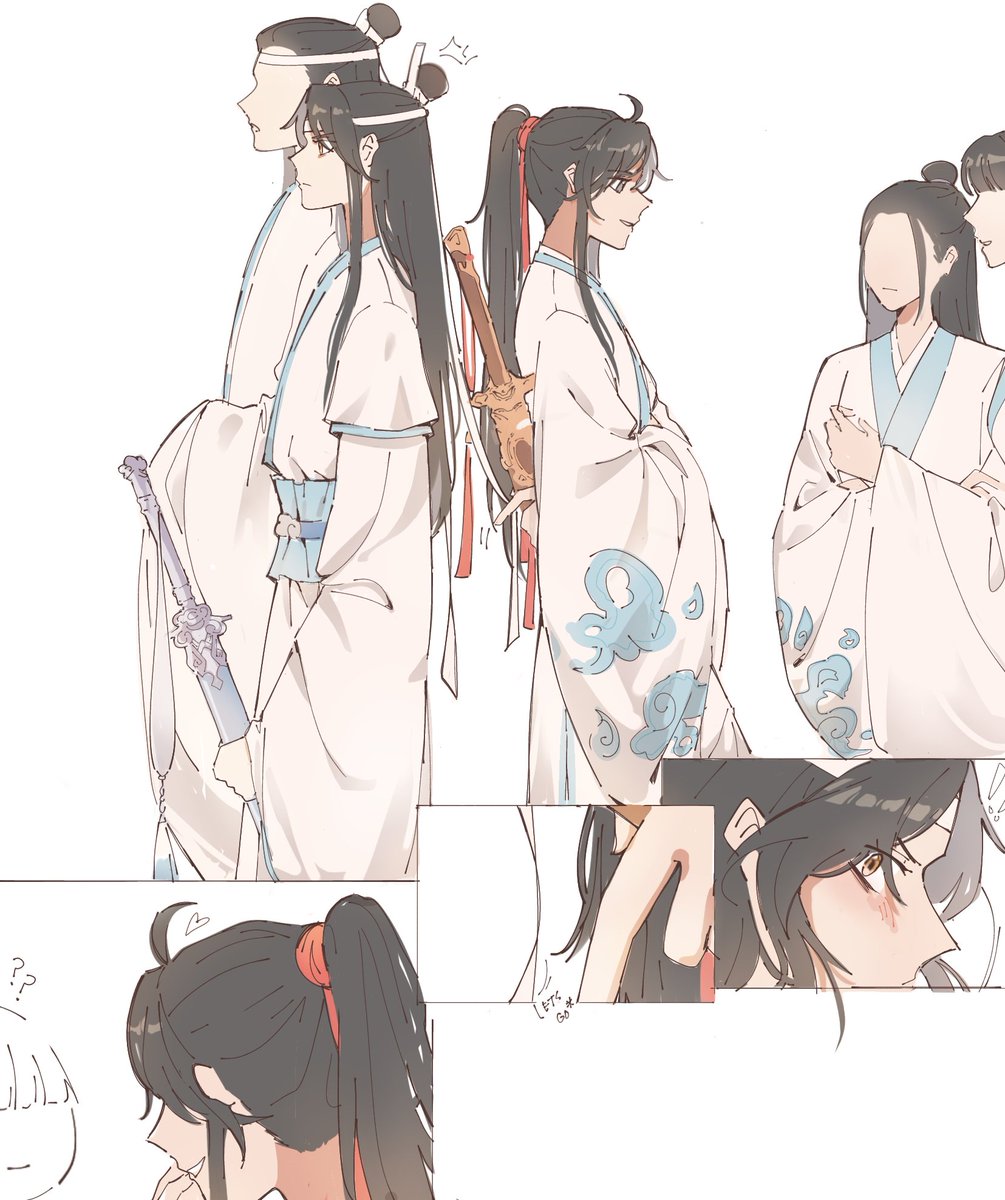 Random thought,, wangxian secret relationship in their teenage years, wwx teases lwj kjshdjskks #mdzs