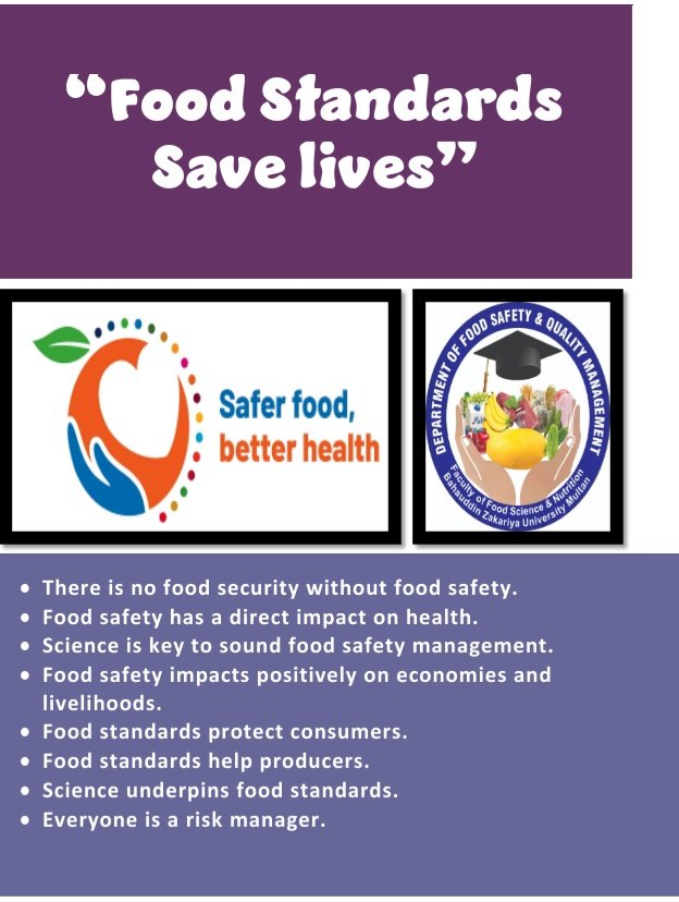 Takbeer Ejaz on Twitter "World Food Safety Day 2023 is coming up on