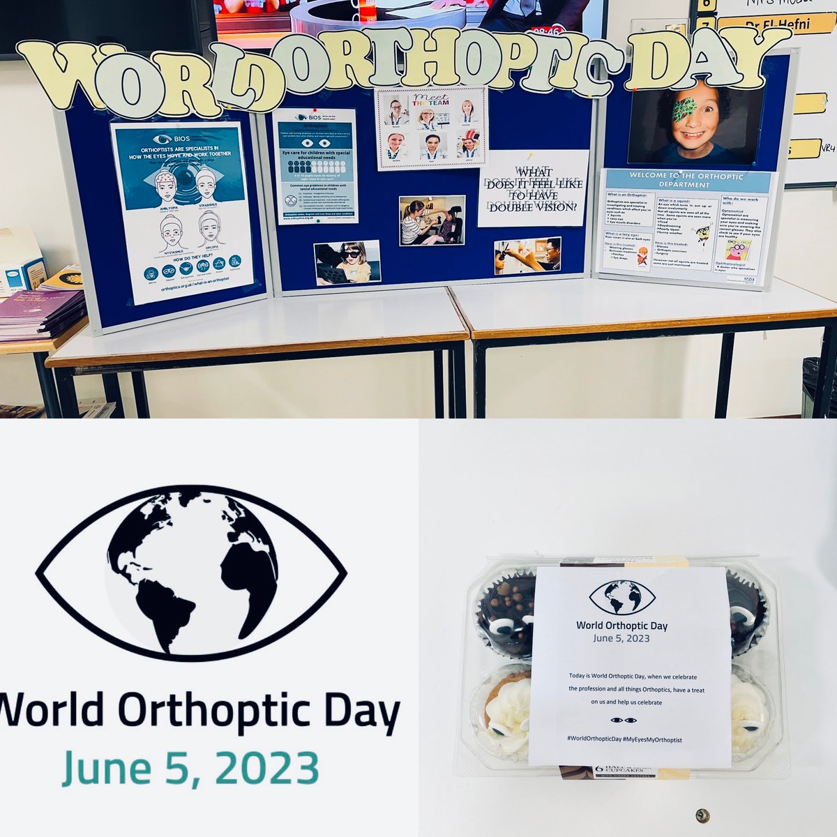 👀🎊🎉Happy World Orthoptic Day!!!👀🎊🎉

 Celebrating and spreading awareness of our fantastic profession👀 🎈#WorldOrthopticDay @PHU_NHS @BIOS_Orthoptics