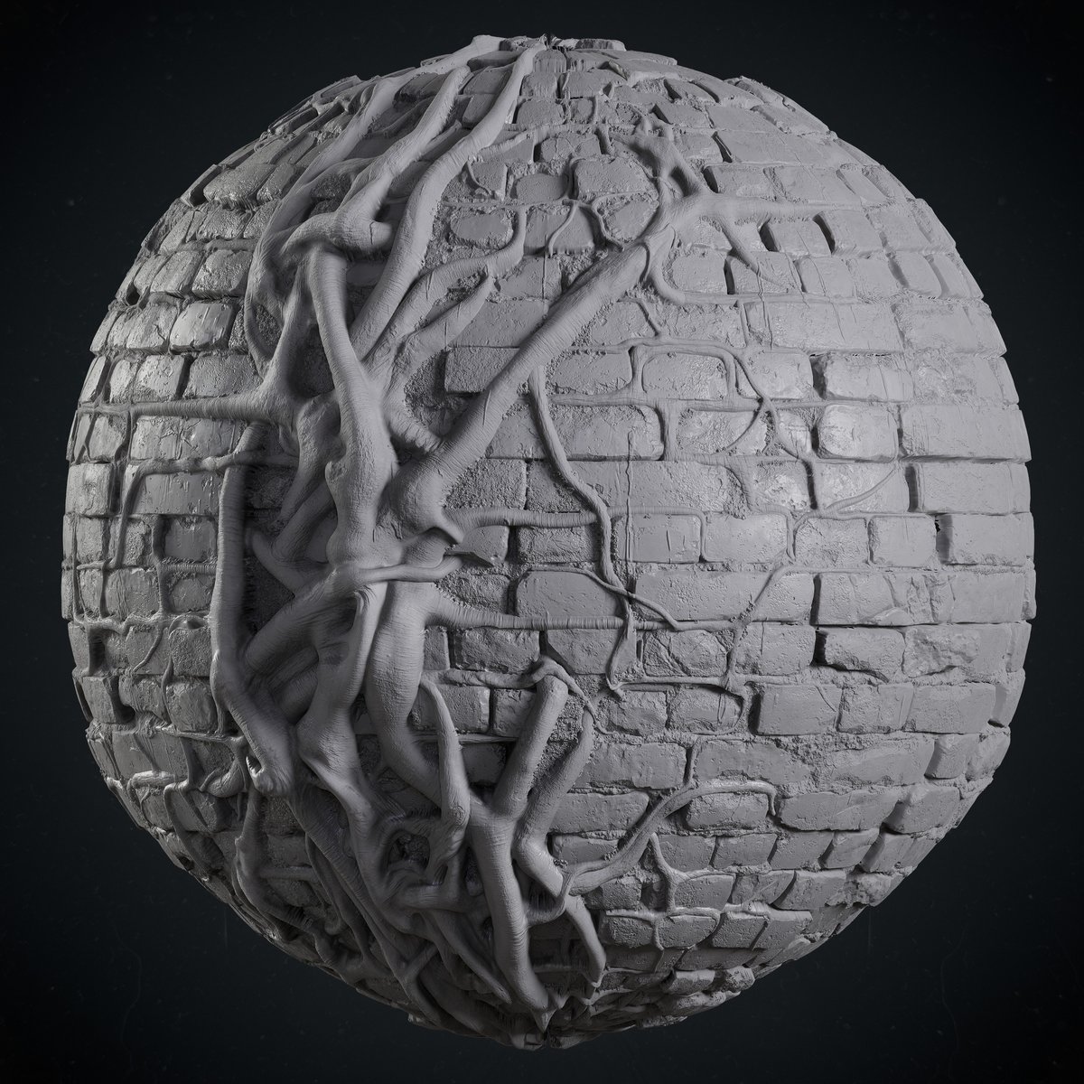 Old brick wall with some roots crawling through its cracks.🌱🧱#substancedesigner #zbrush #marmoset Share your thoughts!🌿
#MadeWithSubstance #3d #art #substance3d #gameart #realistic #pbr #cgi #3dmodeling #artstation #materials #3drendering #gamedev #digitalart #texture #bricks