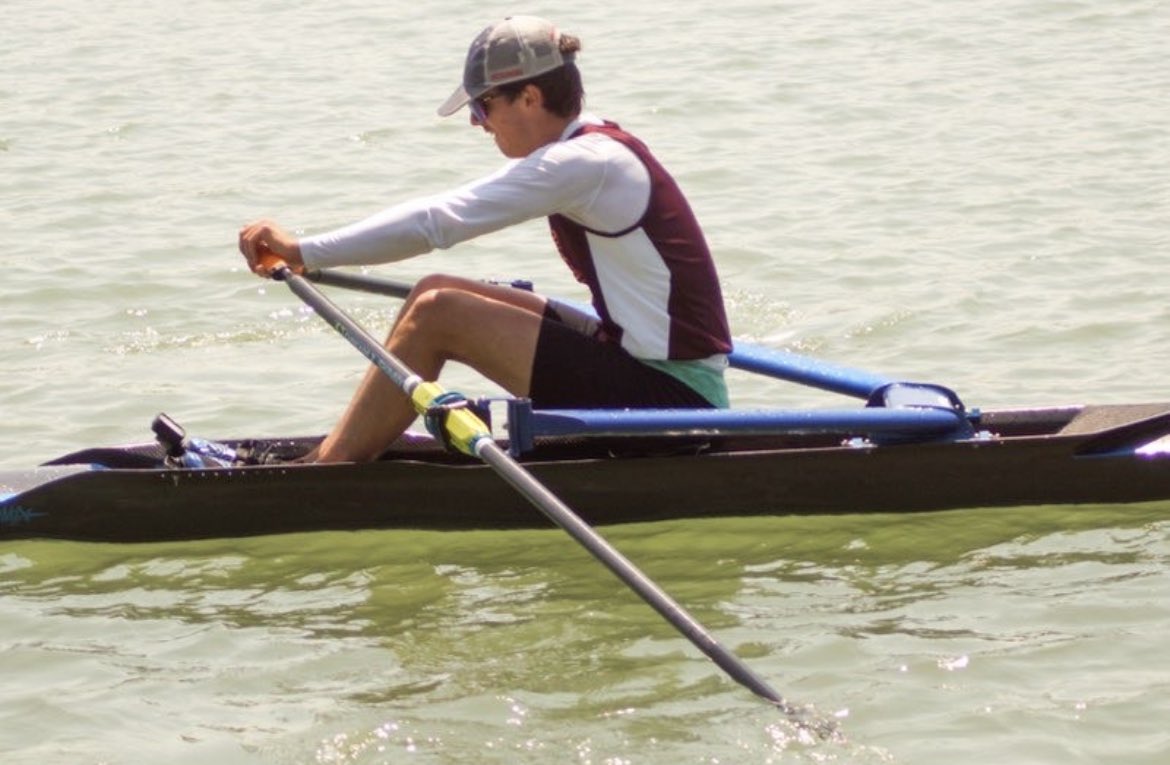 StPeterCSS's tweet photo. Our Saints rowers competed in the Can. Secondary School Rowing Champs. The mixed doubles boat of Makena &amp; Riley won GOLD. Riley also won GOLD in the lightweight singles event. An incredible achievement for these athletes as they rep. our school on the national stage! @PVNCCDSB https://t.co/K9u7WhULgk