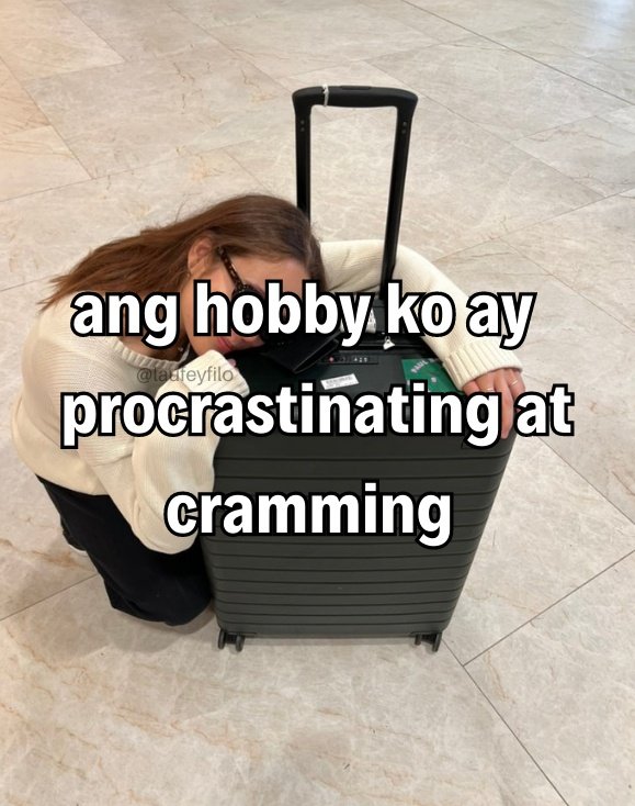 'ano hobby mo?'
me: