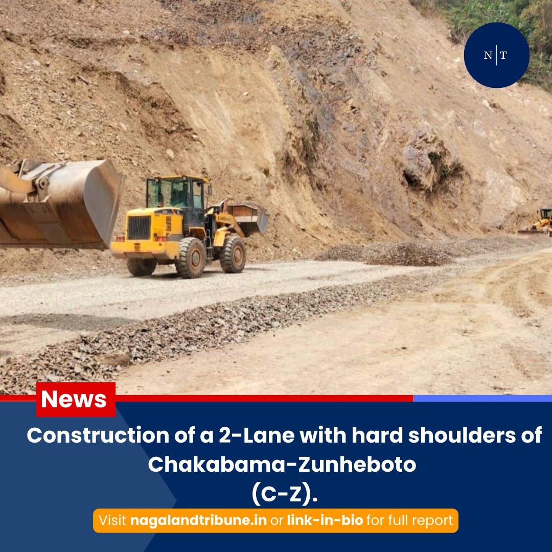 NagalandTribune's tweet photo. NHIDCL Updates on Chakhabama-Zunheboto Road
@nhidcl
@MyGovNagaland
#Chakhabama #Zunheboto #NHIDCL #Construction #2lane #Nagaland #NagalandTribune https://t.co/GyrWl2SpCt