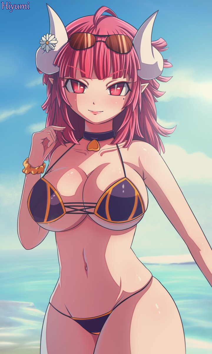 Summer Priere in Bikini, after some time without being able to do anything I managed to finish something

#disgaea #ディスガイア #drpg #priere #prier #Overlord #lapucelle #summer #bikini #beach