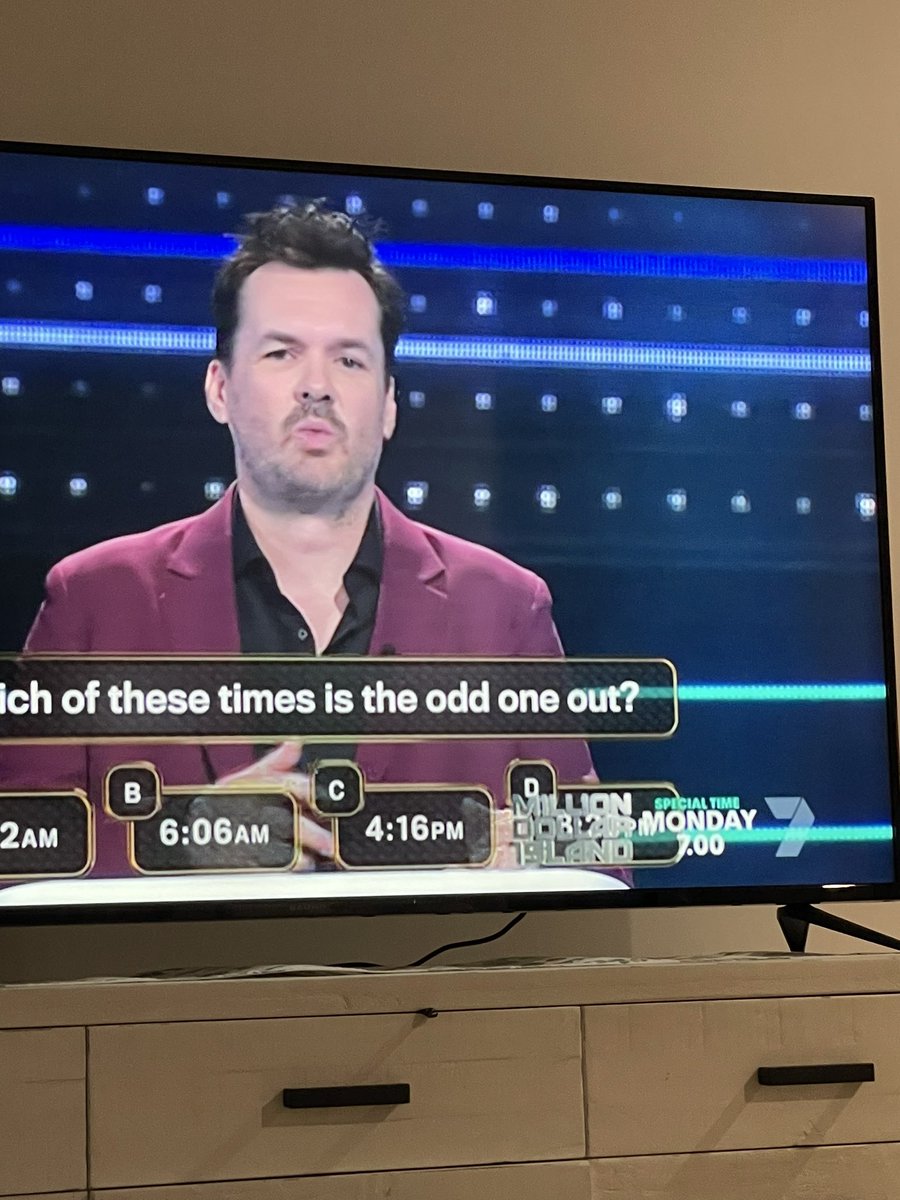 Ro__Sheen's tweet photo. @Channel7 doesn’t really plan ahead do they… not in the 1% club clearly! #The1PercentClub https://t.co/m0Owwts5sd