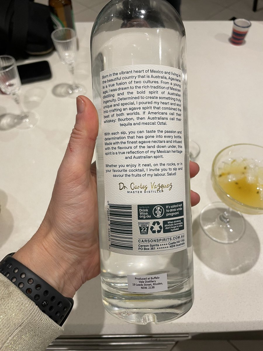 BonitaNuttall's tweet photo. This is truly one of the most delicious tequila’s I’ve ever had! 

Made by Carlos, from Mexico. Delicious, smokey, and smooth. Highly recommended!

Check the back label for where to buy it. 

https://t.co/Q8bDAqUaVo 

Thank you @vazquezc_ 🤩😃🙏🏻 https://t.co/wjV2rSjADv