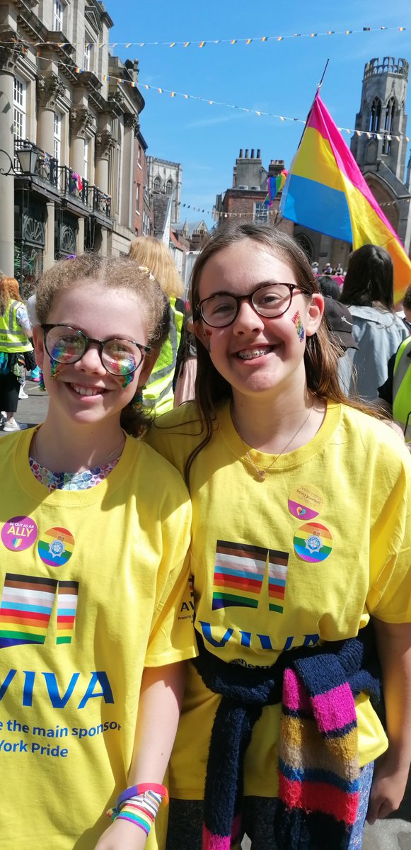 BoothamAction's tweet photo. Joyous times at @YorkPride this weekend - the sun shone and the atmosphere was absolutely amazing. Thank you to everyone who joined us! @BoothamSchool #boothamcommunity https://t.co/rClyTDMssB