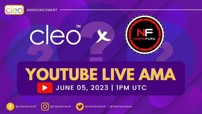 @ecoterraio I will always be excited as long as it is for #ecology.🤩

The same goes for @cleodottech's upcoming #AMA today at 1 PM UTC, which endorses #MarketingForGood, which will help to attain a greener earth.🌱

& if I were you, I will join for later.🙌

🔗youtube.com/watch?v=BRL6nR…