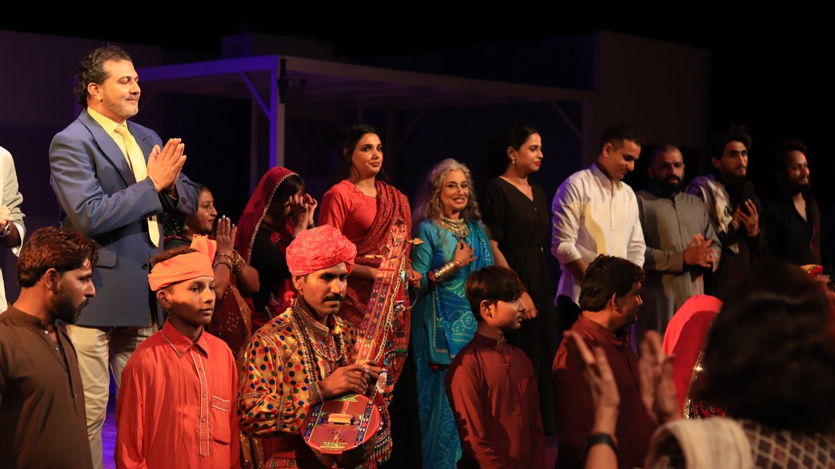 pkBritish's tweet photo. On #WorldEnvironmentDay here are some photo highlights from the recent theatre play in Karachi 'The River's Daughter' which was a part of our #GenderEcologies programme. The play highlighted the issue of climate change in 🇵🇰 @insaanculturec1 @arieb_azhar @all4onepk #Arts https://t.co/L6nnlTDhG8