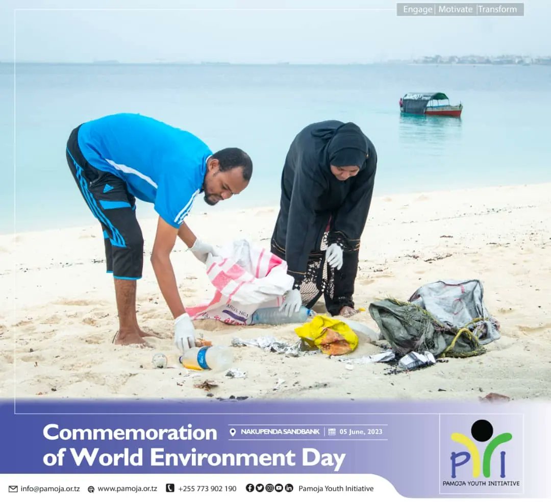 pamoja_youth's tweet photo. 🌍🌊 Mission Accomplished!! As part of the commemoration of #WorldEnvironmentalDay, we removed every piece of waste, 🚮 restoring the beauty of #NakupendaSandbank. 💙 We also mobilized the users of the place to keep it clean and be the ambassadors of environmental conservation.🌿 https://t.co/r3aMfFpAVe