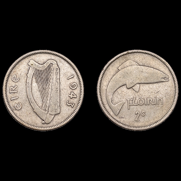 THIS WEEK
7 & 8 June at 10am
British and #worldcoins
#Eire (1937- ) #florin, 1943 (S 6634)
Fine, very rare; the key date in the modern Irish series
noonans.co.uk
#irishcoins