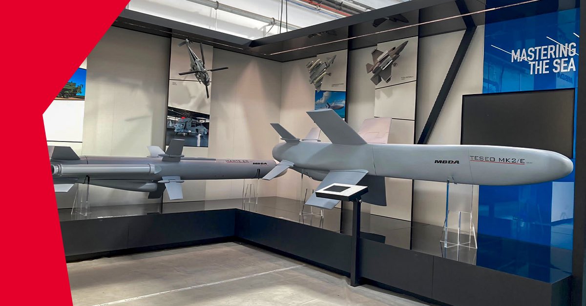 NichoConcu's tweet image. #Seafuture2023 Bunch of Italian firms at La Spezia naval base showcasing products today. 
IDV - SuperAV equipped with Leonardo Hitrole
MBDA Italia - Teseo MK2,  Marte ER Aster B1 NT
Leonardo - C-27J MPA (marine patrol aircraft)