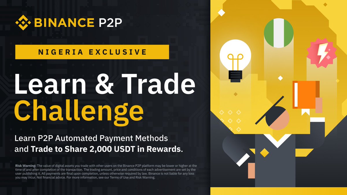 Learn About Automated Payment Methods on #Binance P2P & Share 2,000 USDT in  Rewards! Check the quiz Now➡️ https://t.co/qFfqYq47aa