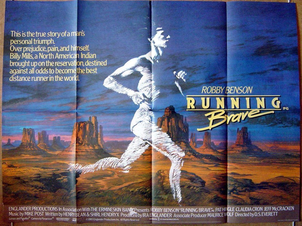 ExtremeFootbal4's tweet photo. @Gibboanxious Donald Shebib's #RunningBrave tells the story of Dakota runner Billy Mills (played by @Robby_Benson) leaves his reservation for college and wins a gold medal at the 1964 Tokyo Olympics. An underrated running movie from the 1980s. https://t.co/uhJGJbGWOp