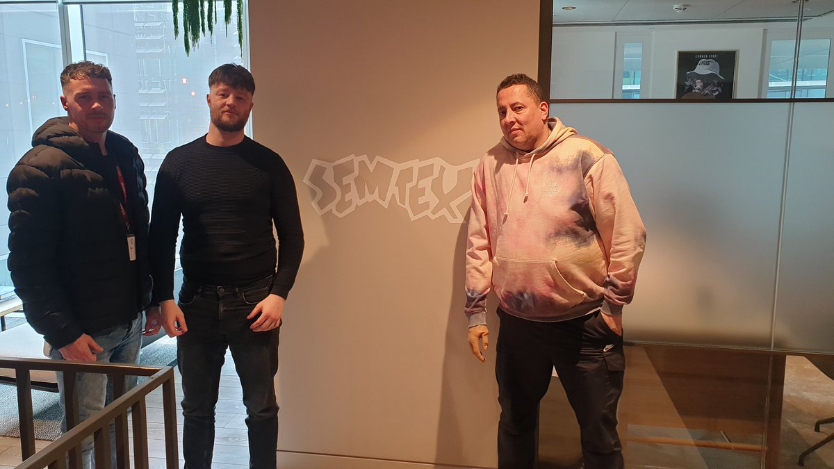 A day we will never forget in our journey. Meeting up with <a href="/DJSemtex/">DJSemtex</a> . What an honour 🙌🏼🙏🏼
#twoconnors #djsemtex #music #NewMusic #fypシ #FYP #oldham #NewMusic2023 #bbcradio #brothers #London #BRImoDukungTimnas #sundayvibes #viralvideo #Trending #Trendingtopic #BRImoDukungTimnas