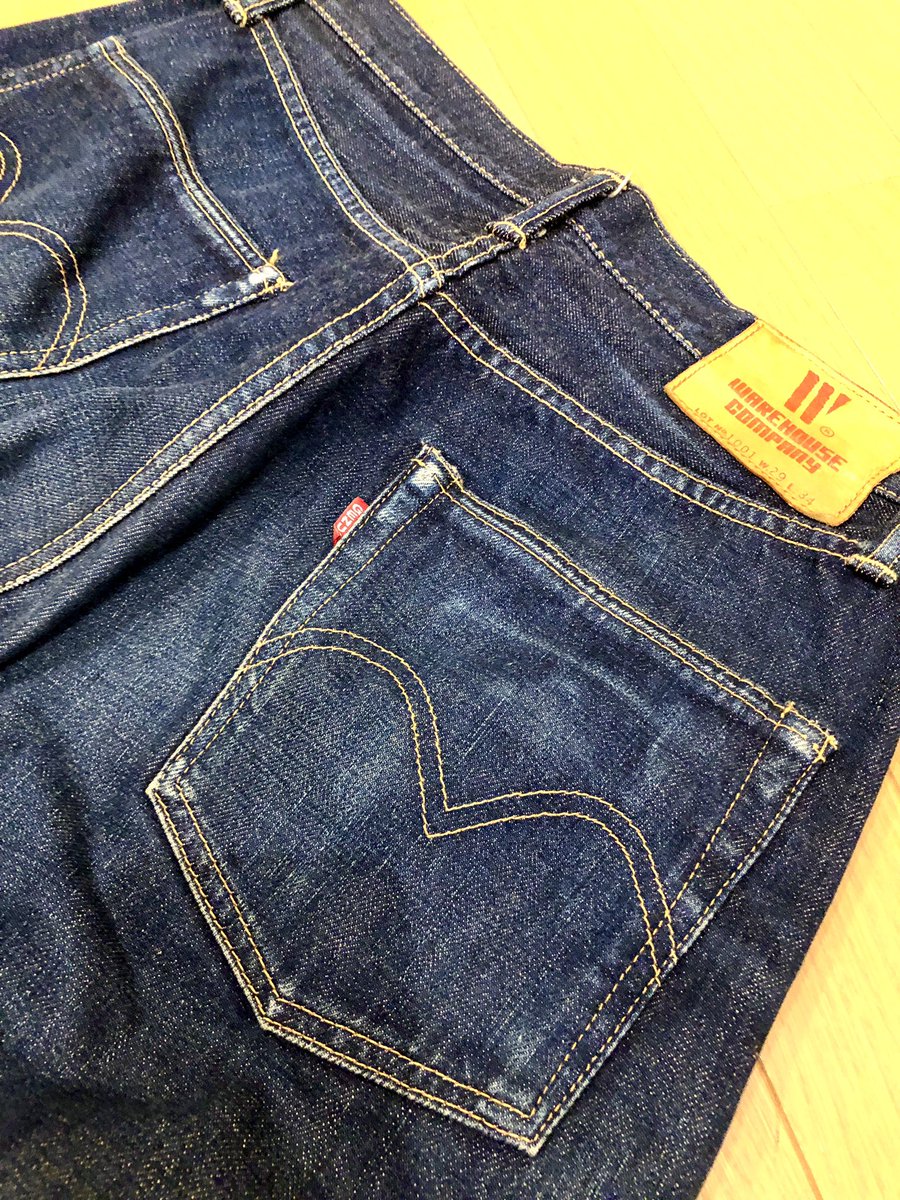 kunn_denim's tweet image. 懐かしの【ステッチ名鑑】

今回はウエアハウス

このステッチはらしさ全開
クロスなしのこの感じいーね

#ウエアハウス
#Warehouse 
#ジャパンデニム