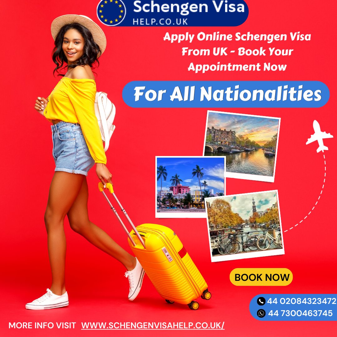 🌍✈️ Book your appointment now and enjoy a hassle-free online application process. Smooth and efficient visa application experience. Start your travel journey today! #SchengenVisa #TravelFromUK #VisafromUK #Applyforschengenvisa #Visa #Travel 

Apply Now:- schengenvisahelp.co.uk/apply-now/