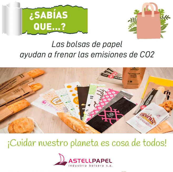 ¿Sabías que las bolsas de papel cuidan el medio ambiente? Sí, así es porque ayudan a frenar las emisiones de CO2, ya que el papel absorbe las emisiones de dióxido d carbono😎

¡Cuidar nuestro planeta es cosa d todos!🌏💚♻

#astellpapel #cuidaelplaneta🌎 #bolsas #bolsasdepapel