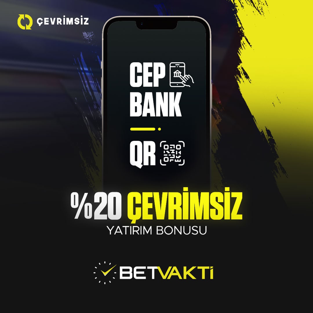 kazanmavaktiofc's tweet photo. CepBank ve QR yatırımlarınıza %20 Çevrimsiz Spor Bonusu!

Saat 09:00 ile 20:30 arası CepBank ve QR yöntemiyle sitemize yapacağınız maksimum 3 adet yatırıma 150 TL'ye kadar %20 Çevrimsiz Spor Bonusu alabilirsiniz! https://t.co/eAScguZgar