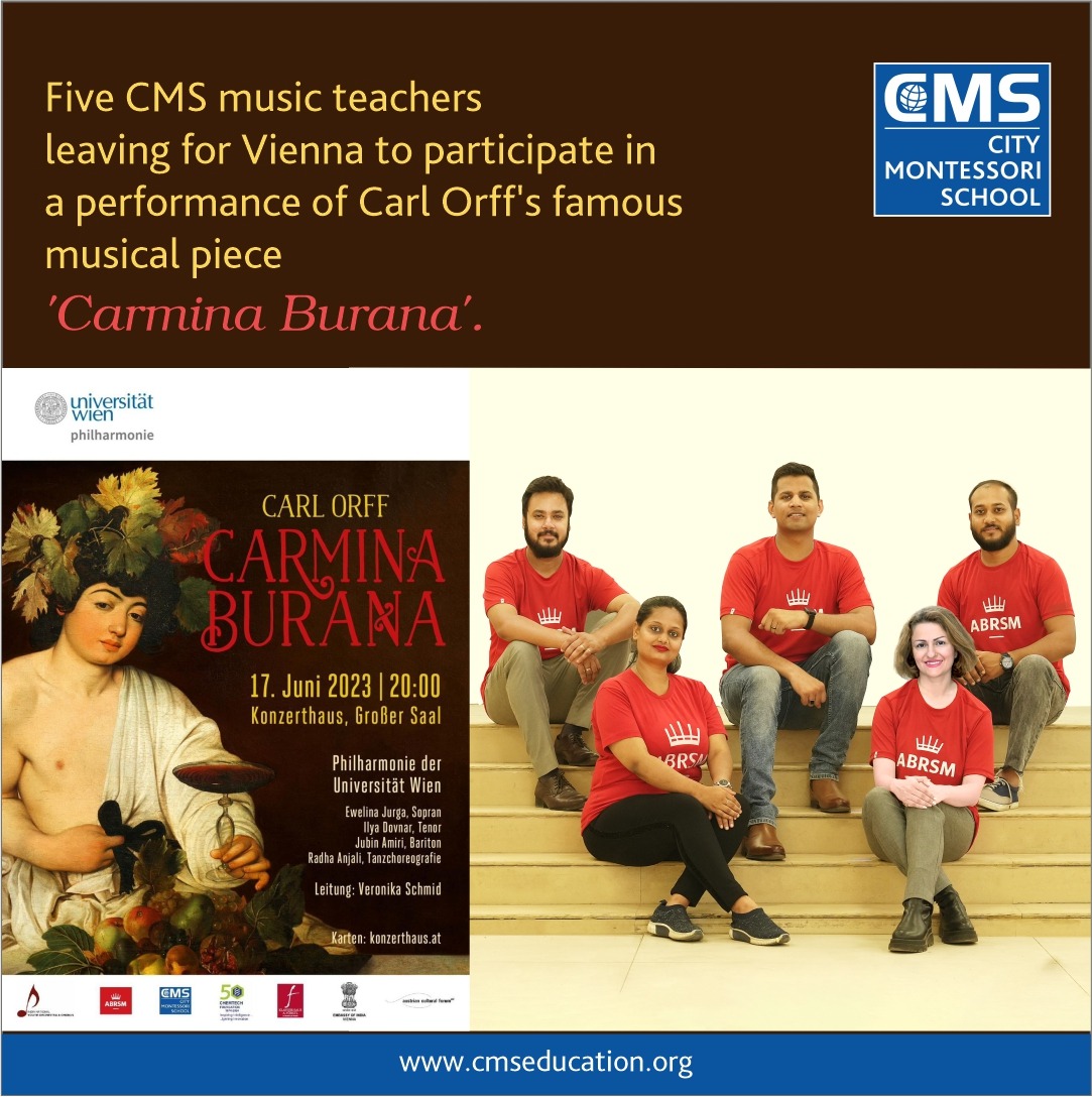 CmsJaiJagat's tweet photo. #ABRSM #Philharmonederuniversitätwien #citymontessorischools #musiceducation #musiceducator #indiainvienna #carminaburana #WesternClassicalMusic #SOPRANO #CMSeducation #CMSLearning #AcademicExcellence #OutstandingTeachers #InspiringLeaders https://t.co/x6sylFm4lb